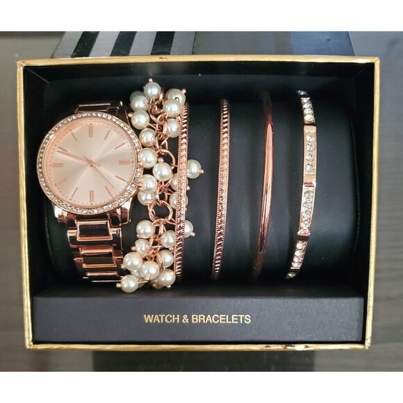 Folio Watch & Bracelet Set New - Picture 1 of 2